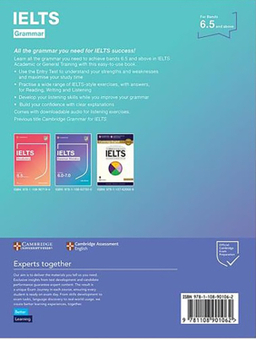 کتاب IELTS Grammar for Bands 6.5 and Above اثر جمعی از نویسندگان انتشارات Cambridge