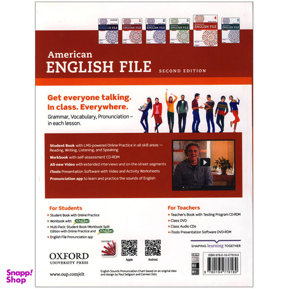 کتاب American English File 4 2nd edition اثر جمعی از نویسندگان انتشارات آکسفورد
