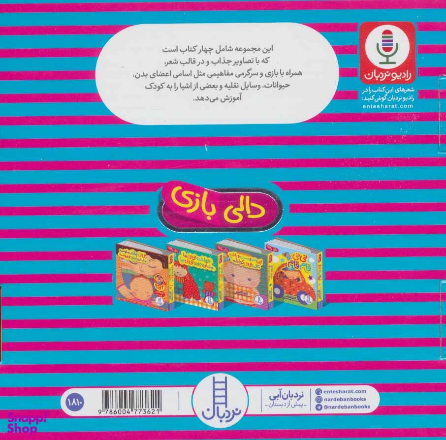 کتاب کیف کتاب دالی بازی اثر کارن کتس انتشارات فنی ایران 4 جلدی