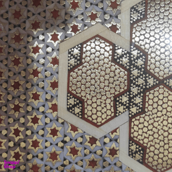 شکلات خوری تمام خاتمکاری داخل راش اعلا اثر استاد خادم ملت
