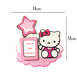 قاب عکس مدل مگنتی طرح هلو کیتی کد 44