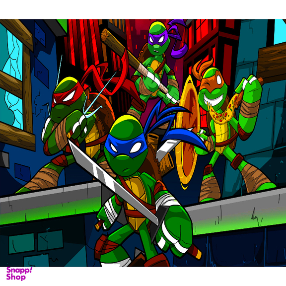 پازل 24 تکه طرح لاکپشتهای نینجاکد 106