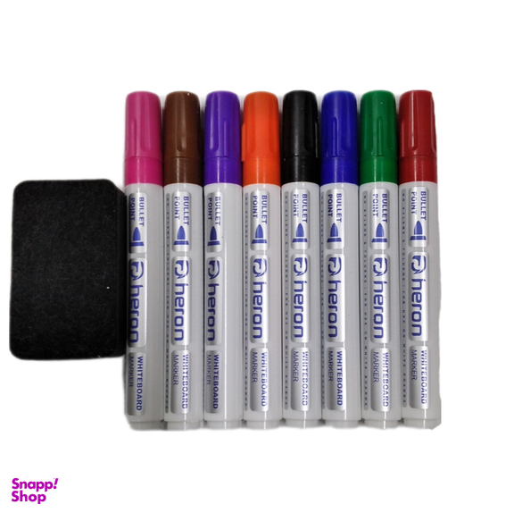 ماژیک وایت برد پلیکان (Pelikan) مدل هرون 8 رنگ