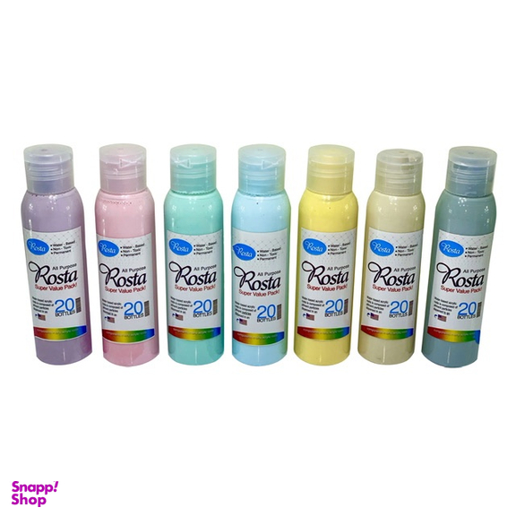 رنگ اکریلیک رستا (Rosta) آبی روشن کد 045