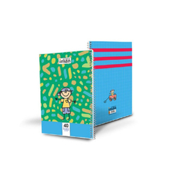دفتر 40 برگ ایمان (Iman) مدل شطرنجی