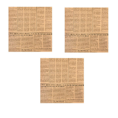 کاغذ کادو طرح روزنامه مجموعه3 عددی