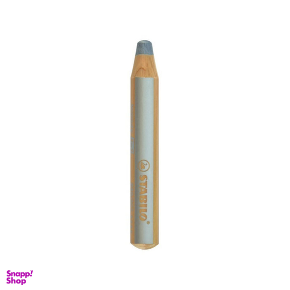 مداد رنگی 3 کاره استابیلو (Stabilo) مدل وودی کد 880/805 رنگ نقره ای