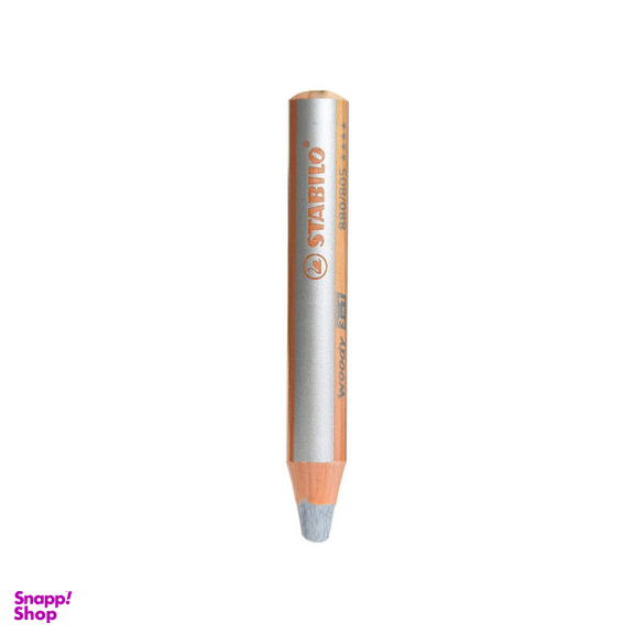 مداد رنگی 3 کاره استابیلو (Stabilo) مدل وودی کد 880/805 رنگ نقره ای