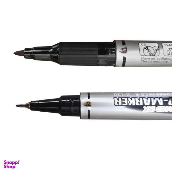 ماژیک سی دی مدل X-130 رنگ مشکی بسته 2 عددی