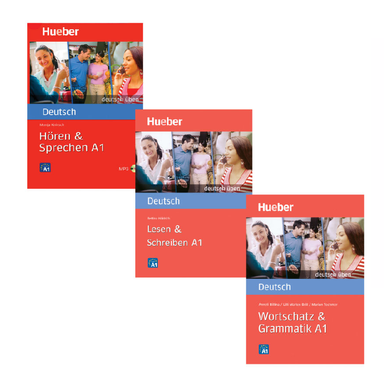 کتاب Deutsch Uben: Horen & Lesen & Wortschatz A1 اثر Anneli Billina انتشارات هدف نوین 3 جلدی