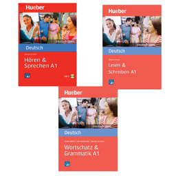 کتاب Deutsch Uben: Horen & Lesen & Wortschatz A1 اثر Anneli Billina انتشارات هدف نوین 3 جلدی
