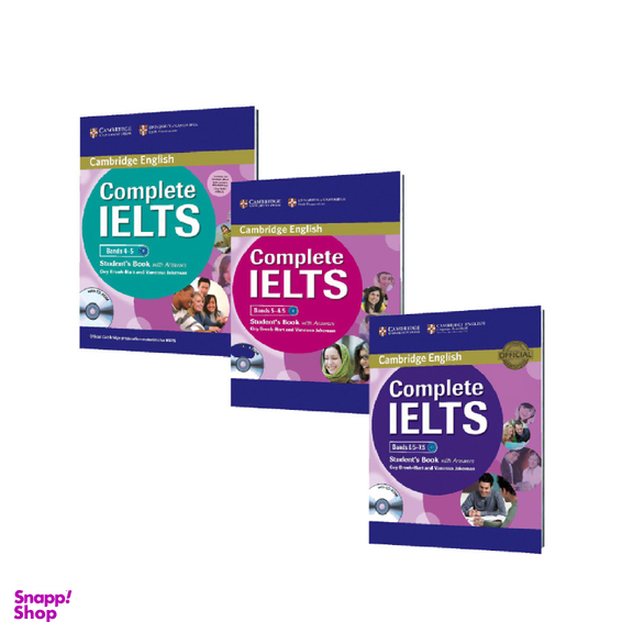 کتاب Complete IELTS اثر Guy Brook-Hart and Vanessa Jackman انتشارات کمبریدج 3 جلدی