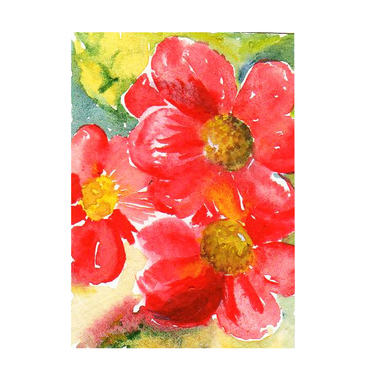 کارت پستال طرح گل کد FL.1