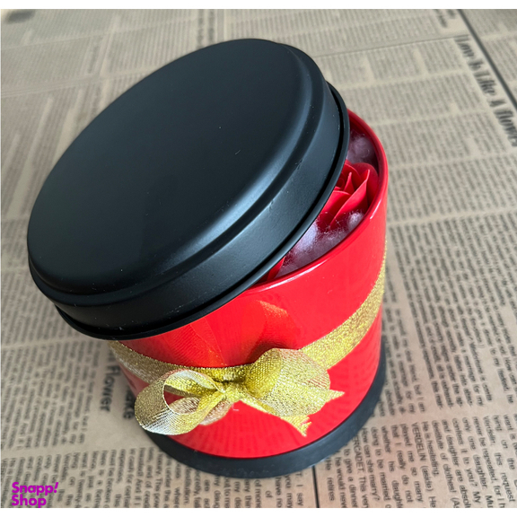 باکس گل رز اسکاتلندی مصنوعی ارتفاع 12 سانتی متر