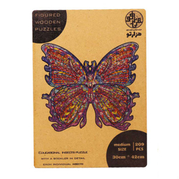 پازل چوبی حشرات هزارتو (Hezarto) مدل پروانه
