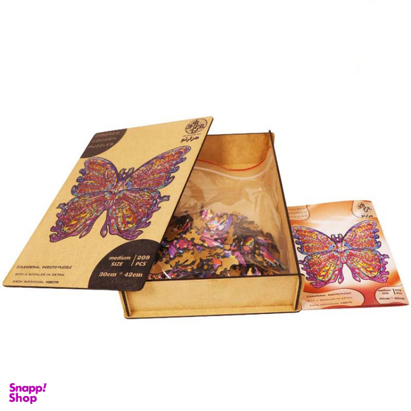 پازل چوبی حشرات هزارتو (Hezarto) مدل پروانه
