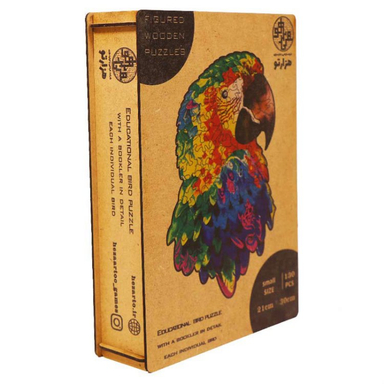پازل چوبی پرندگان هزارتو (Hezarto) مدل طوطی