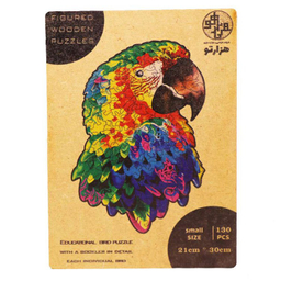 پازل چوبی پرندگان هزارتو (Hezarto) مدل طوطی