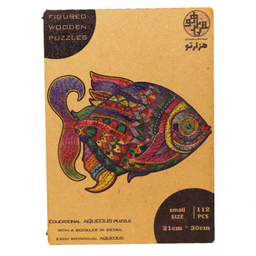 پازل چوبی آموزشی هزارتو (Hezarto) مدل آبزیان