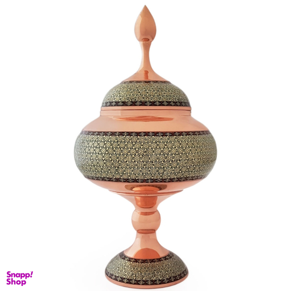شکلات خوری مس و خاتم آقاجانی (Aghajani) سایز 35 سانتی متر