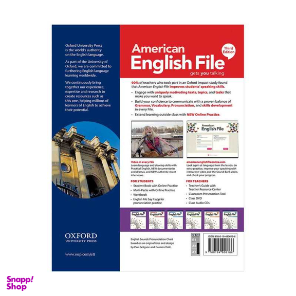 کتاب American English File 1 3rd اثر جمعی از نویسندگان انتشارات آکسفورد