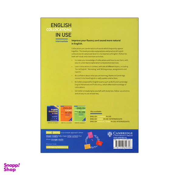 کتاب English Collocation In Use اثر M. McCarthy & F.ODell انتشارات دانشگاه کمبریج