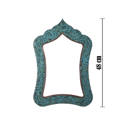 ست هفت سین سنگاب، آینه و شمعدان فیروزه کوبی آقاجانی کد 8 مجموعه 9 عددی