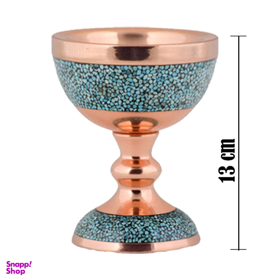 ست هفت سین سنگاب، آینه و شمعدان فیروزه کوبی آقاجانی کد 8 مجموعه 9 عددی
