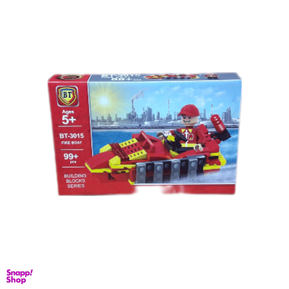 لگو 99 قطعه مدل آتشنشان بی تی (BT) کد 5