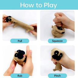 فیجت ضد استرس دنیای سرگرمی های کمیاب مدل سگ بولداگ