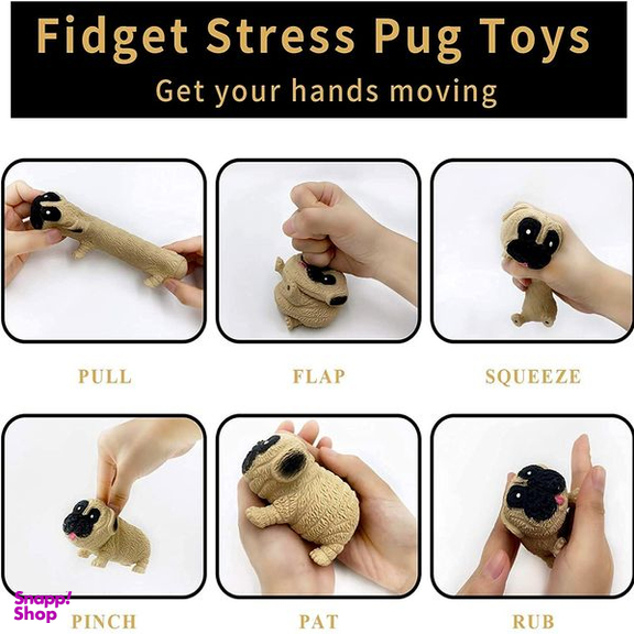 فیجت ضد استرس دنیای سرگرمی های کمیاب مدل سگ بولداگ