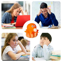 فیجت ضد استرس دنیای سرگرمی های کمیاب مدل اختاپوس آدامس بادکنکی