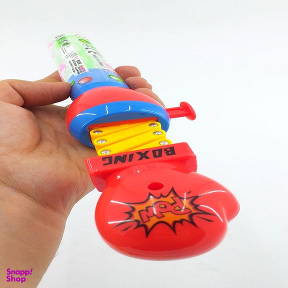 حباب ساز دنیای سرگرمی های کمیاب مدل دست مکانیکی طرح مشت بوکسور