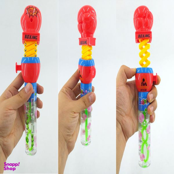 حباب ساز دنیای سرگرمی های کمیاب مدل دست مکانیکی طرح مشت بوکسور