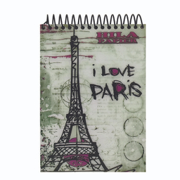دفتر یادداشت هیلا طرح برج ایفل در پاریس