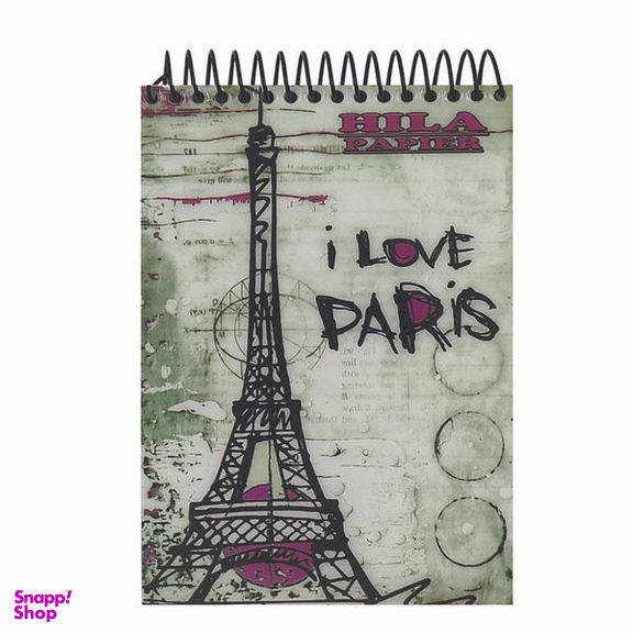 دفتر یادداشت هیلا طرح برج ایفل در پاریس