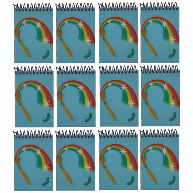 دفتر یادداشت مدل طلقی سیمی طرح حروف الفبایی حرف ر بسته 12 عددی