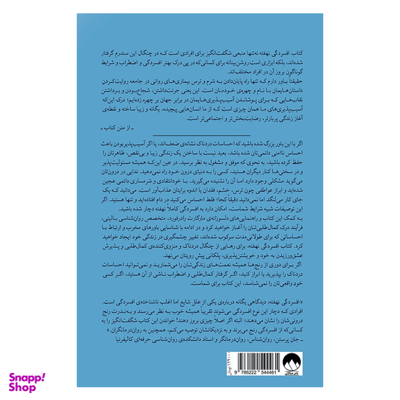 کتاب افسردگی نهفته اثر مارگارت رابینسون رادرفورد نشر میلکان