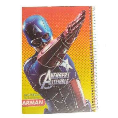 دفتر مشق 80 برگ آرمان (Arman) مدل Avengers