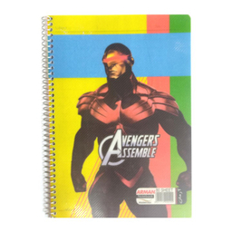 دفتر مشق 80 برگ آرمان (Arman) مدل Avengers