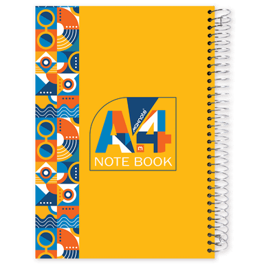 دفتر سیمی 100 برگ A4 مکس نوت (Max Note) مدل جلد سخت کد 2_9172