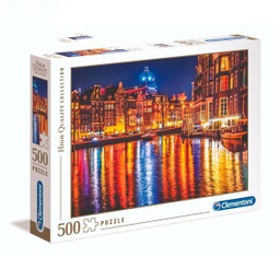 پازل 500 قطعه کلمنتونی (Clementoni) طرح آمستردام کد 35037