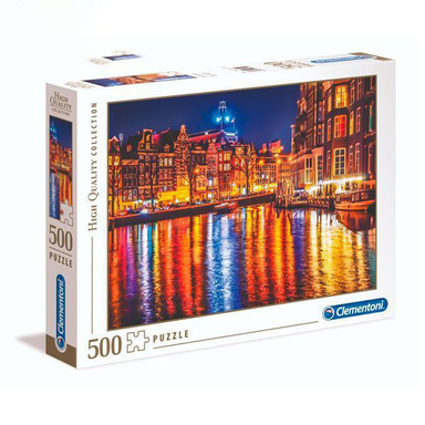پازل 500 قطعه کلمنتونی (Clementoni) طرح آمستردام کد 35037