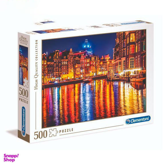 پازل 500 قطعه کلمنتونی (Clementoni) طرح آمستردام کد 35037
