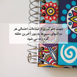 دفتر یادداشت 80 برگ A5 نهال کد 1341