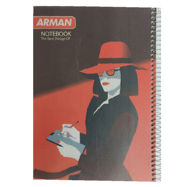 دفترمشق 80 برگ آرمان (Arman) مدل دختر