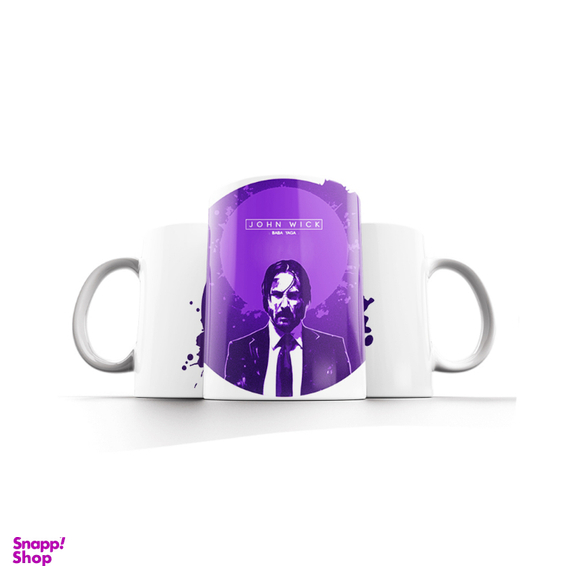 ماگ ترمه طراحان ایده (Terme Tarrahan Ide) طرح جان ویک و بابا یاگا کد cfp1920 به همراه موس پد و زیر لیوانی