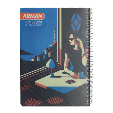 دفتر مشق 80 برگ آرمان (Arman) مدل کلاسیک
