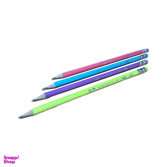 مداد مشکی پاک کن دار دلی (Deli) کد 16 مجموعه 4 عددی