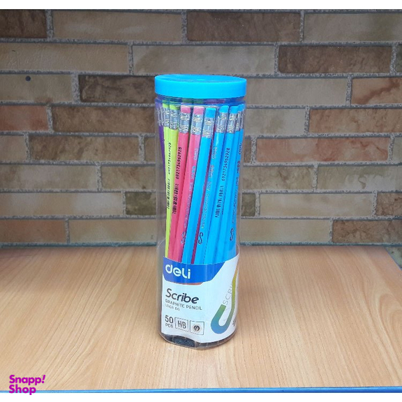 مداد مشکی پاک کن دار دلی (Deli) کد 16 مجموعه 4 عددی